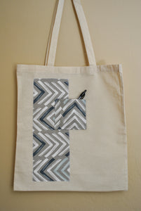 Zig Zag Tote Bag