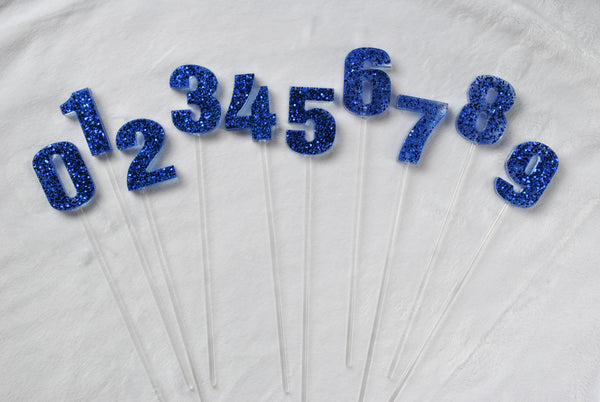 Numbers Dessert Toppers Set