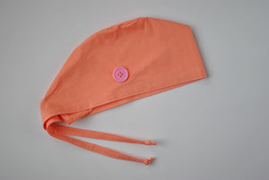 Salmon Pink Surgical Scrub Cap