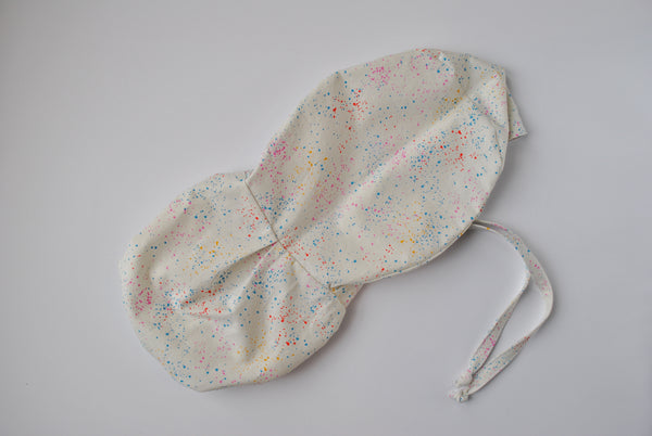 Speckled Confetti Ponytail Surgical Scrub Cap