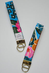 Floral Key Fob Wristlet