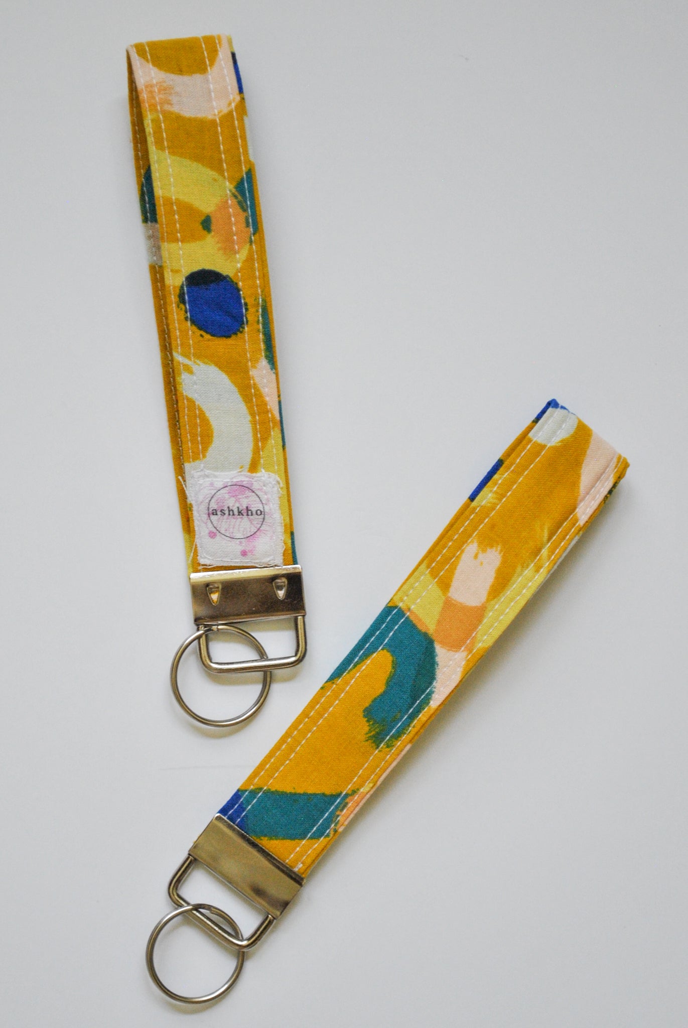 Yellow Key Fob Wristlet